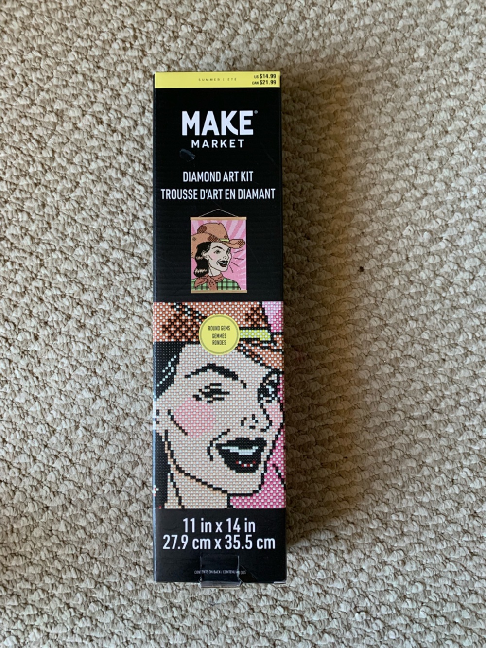 NWT MAKE MARKET Diamond Art Kit 11’x14’